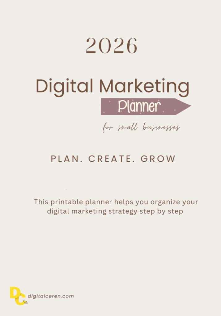 2026 digital marketing planner free