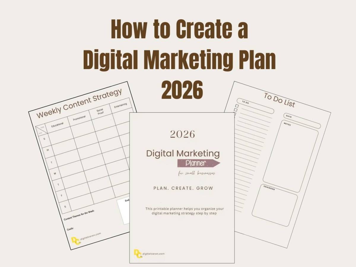 How to Create a Digital Marketing Plan for Small Businesses (Free Template&nbsp;Included)